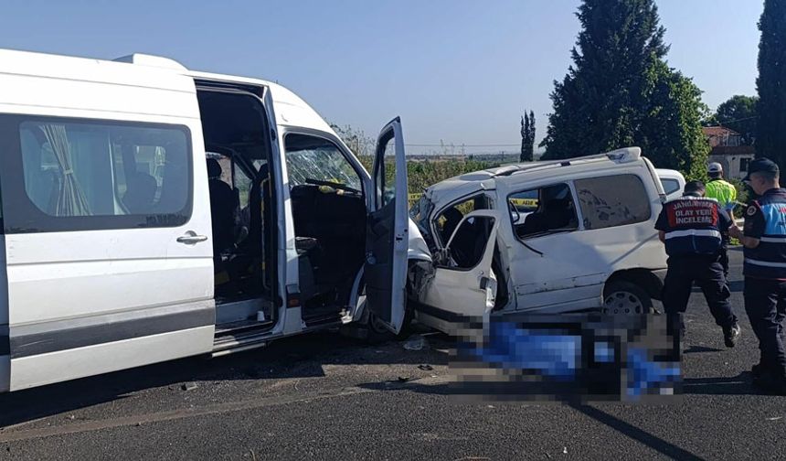 İzmir Kemalpaşa’da Korkunç Kaza: 1 Ölü, 13 Yaralı